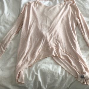 Free People drapey open-back sweater
